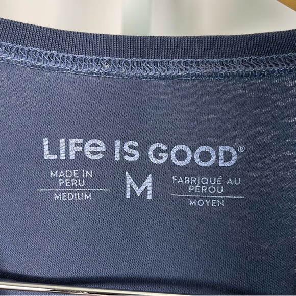 Life Is Good Men's Medium USa Buffalo Nature Outdoor Graphic Tee Shirt - Picture 4 of 6